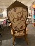 Vintage Upholstered Parlor Chair