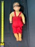 Vintage Doll In Red Jumper