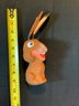 Antique German Rabbit Candy Container With Spring Mounted Ears.