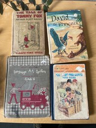 Set Of 4 Vintage Childrens Books