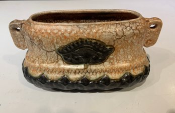 Beautiful Bohemian/Czech Ceramic Slip Planter