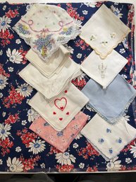 Lot Of Handkerchiefs And Scarves