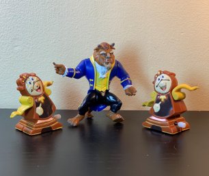 Beauty And The Beast Set Of 3 Toys