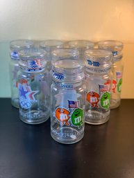 Lot Of 8  - M&Ms Sealed 1984 Los Angeles Summer Olympic Commemorative Jars