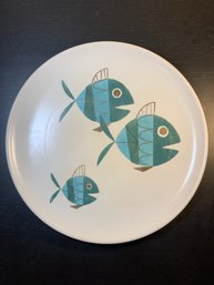 1 9 5 7    Metlox Tropicana Fish Platter/charger