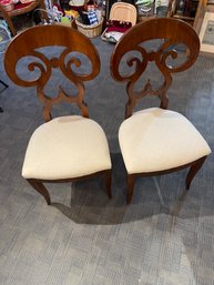 2 Matching Upholstered Chairs