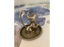 Silver Plated Cat Jewelry Holder
