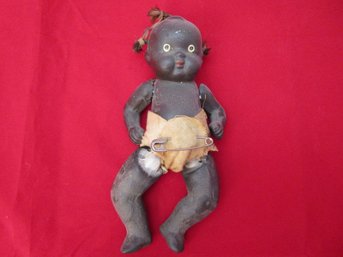 Black Bisque Antique Baby Doll
