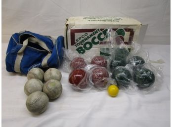Bocce Balls & Softballs