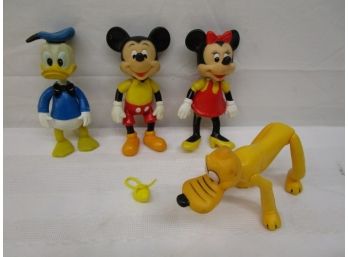 Mickey & Minnie Mouse, Donald Duck, Pluto And A Mouse Trap Game Mouse.