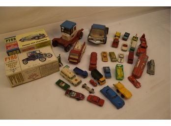 Vintage Pyro Model Kits And Old Toy Cars Collection