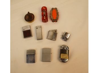 10 Vintage Butane Lighters Collection
