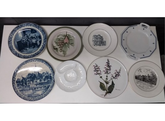 Grouping Of Collector Plates And Decorative Serving Pieces