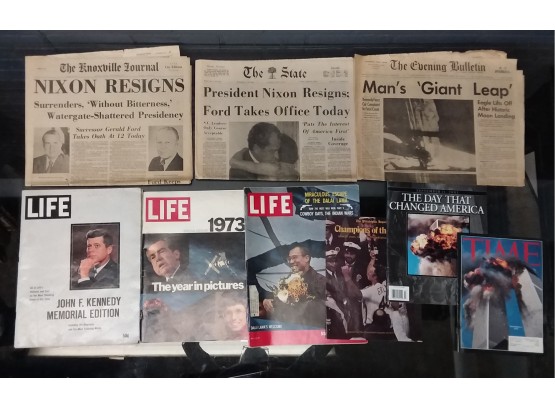 Grouping Of Newspapers And Magazines