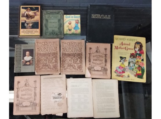 Grouping Of Late 19th To 20th C. Books And Magazines