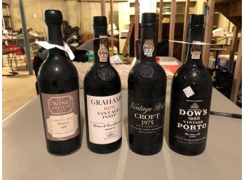 4 Bottles Of Vintage Port Wine