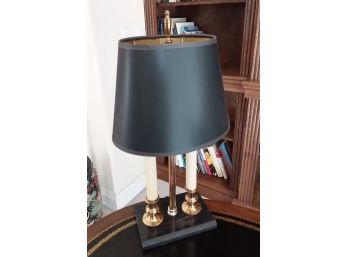 Bouillotte Lamp With Marble Base