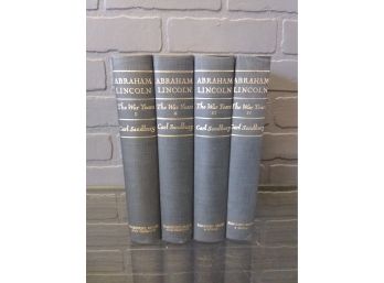 Abraham Lincoln The War Years 4-Volume Set By Carl Sandburg