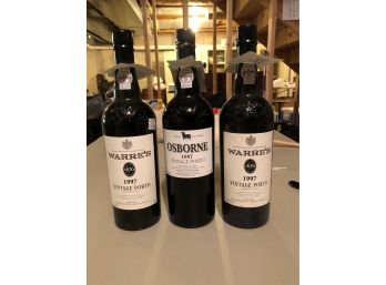 3 Bottles Of 1997 Vintage Port Wine