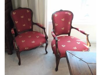 Pair Of Fauteuil Chairs