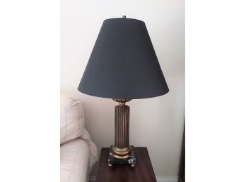 Column Lamp With Marble Base