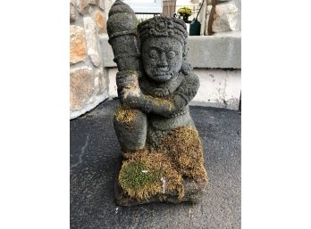 Polynesian Carved Stone Charm Garden Figure
