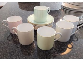 Royal Worcester Demitasse Cups And Saucers