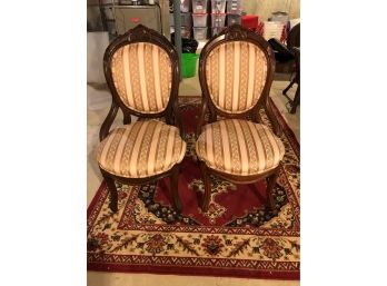 Pair Of Victorian Side Chairs