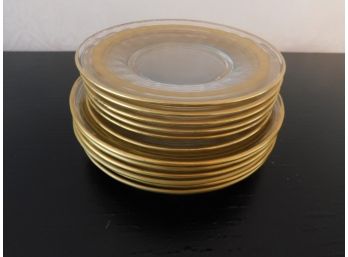 Gold Rimmed Plates
