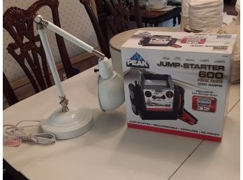 Peak Jump Starter And Adjustable Lamp