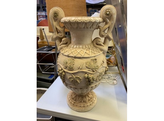 Large Signed And Dated Urn/Vase