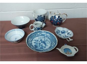 Group Of Blue And White China