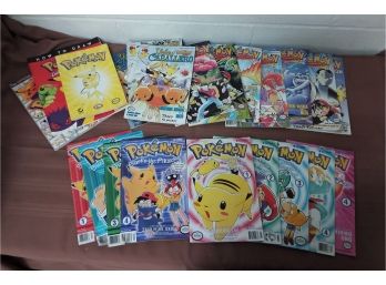 Lot Of Pokemon Comic Books
