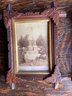 Two 1890's Walnut Frames Each 7x9' With Old Cabinet Cards