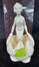 #4 Nude Woman Nymph Flower Frog Art Deco Nouveau German Porcelain Coronet Figurine 8'