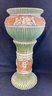 Roseville Donatello 1916 Antique Art Pottery Ceramic Jardiniere Pedestal 579-12  28' Tall