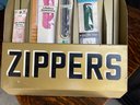 Zippers Display Capitol Counter Display 10x12x22'