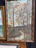 Three Original Oil On Board Paintings Various Sizes See Photos