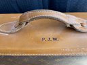 #3 Vintage Louis Vuitton Pullman Suit Case With Tag PJW Monogram
