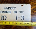 Metal Bakery Sign Topper 5x12'
