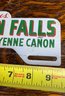 Vintage Seven Falls License Plate Topper 5x9'