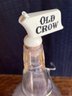 Old Crow Glass Tilt Pour Bottle 17'