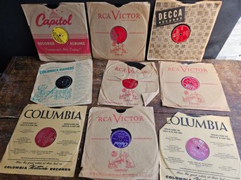M29 - Lot Of  Nine Vintage Classical Records  - 33 1/3