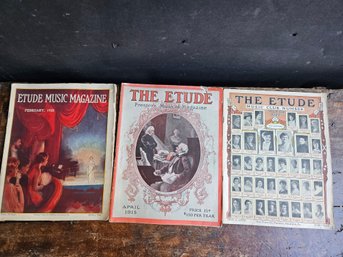 M41 - Three Etude Magazine Issues From The Early 1900's