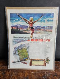 M53 - New Mexico Advertisement - Magazine Cutout - 10.5'x13.5'