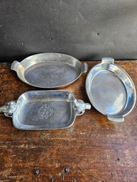 M84 - Metal Cast Serving Trays - 16'x9' & 13'x9' - LOCAL PICKUP ONLY