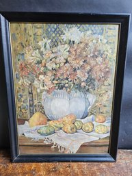 M132 - Renoir Print On Board - Still Life With Pears - 20'x26' - LOCAL PICKUP ONLY