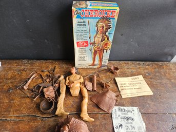 M152 - Marx Chief Cherokee Figure With Accessories & Box