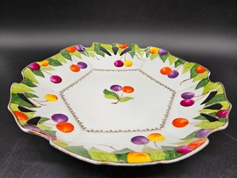 M192 - Serving/fruit Plate With Cherries Theme - 11'x2' - LOCAL PICKUP ONLY