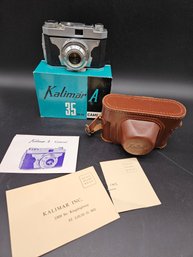 M212 - Kalimar A 35mm Camera With Case And Box - As Found